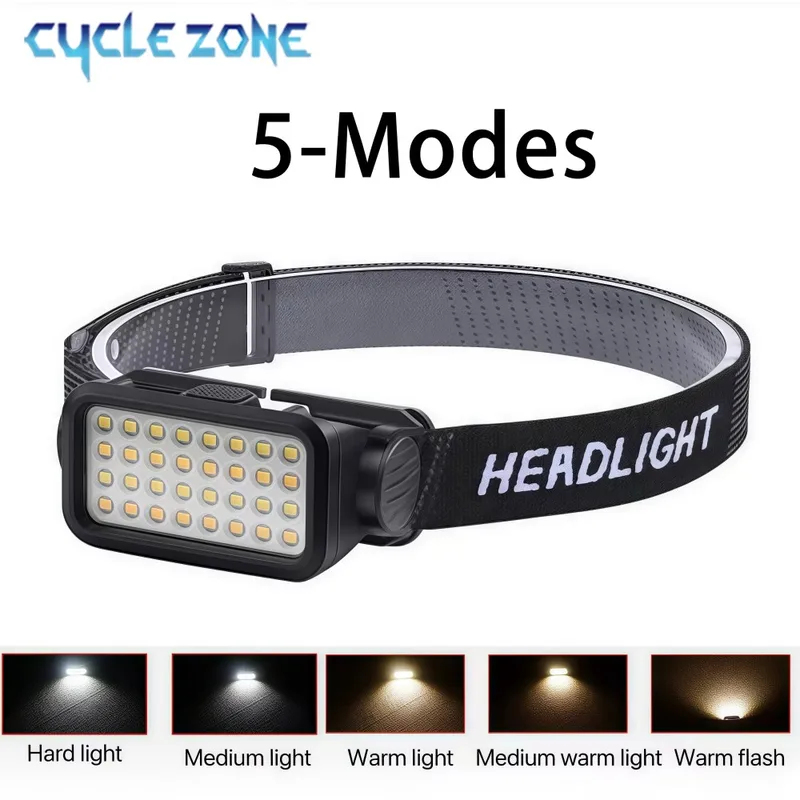 Rechargeable Headlamp with 32  - Outdoor Adventure At 评论和价格