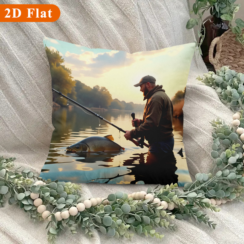 1pc 2D Flat (Pillow Not Includ - Outdoor Adventure At 评论和价格