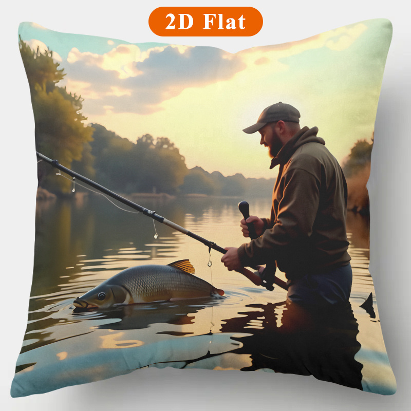 1pc 2D Flat (Pillow Not Includ - Outdoor Adventure At 评论和价格