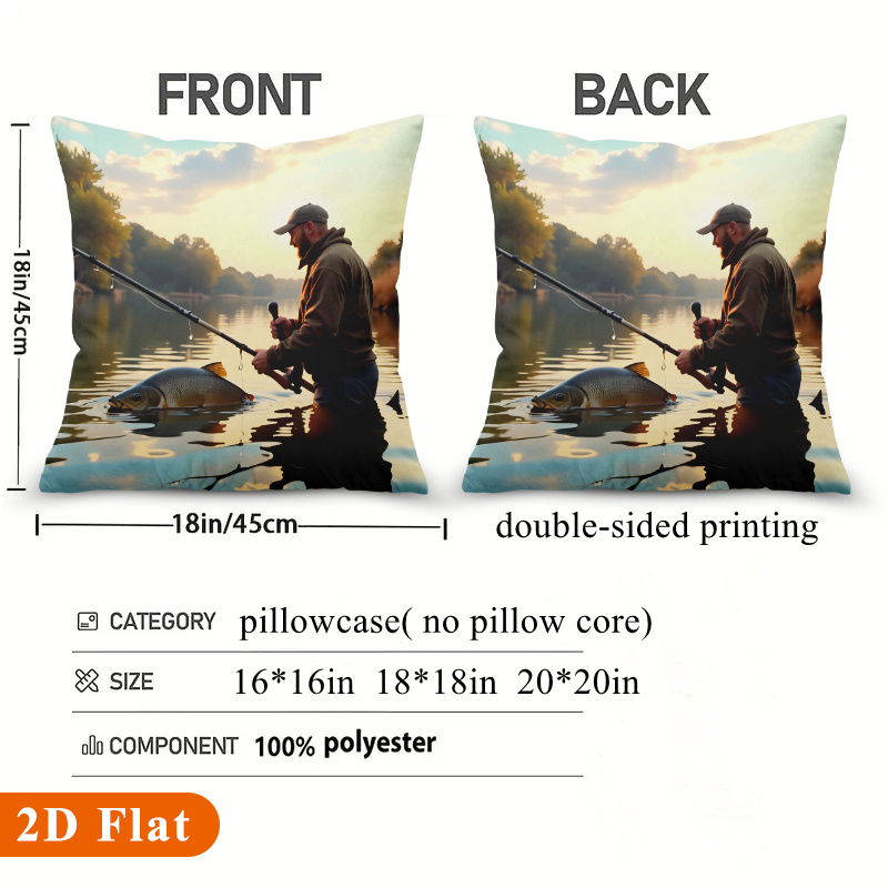 1pc 2D Flat (Pillow Not Includ - Outdoor Adventure At 评论和价格