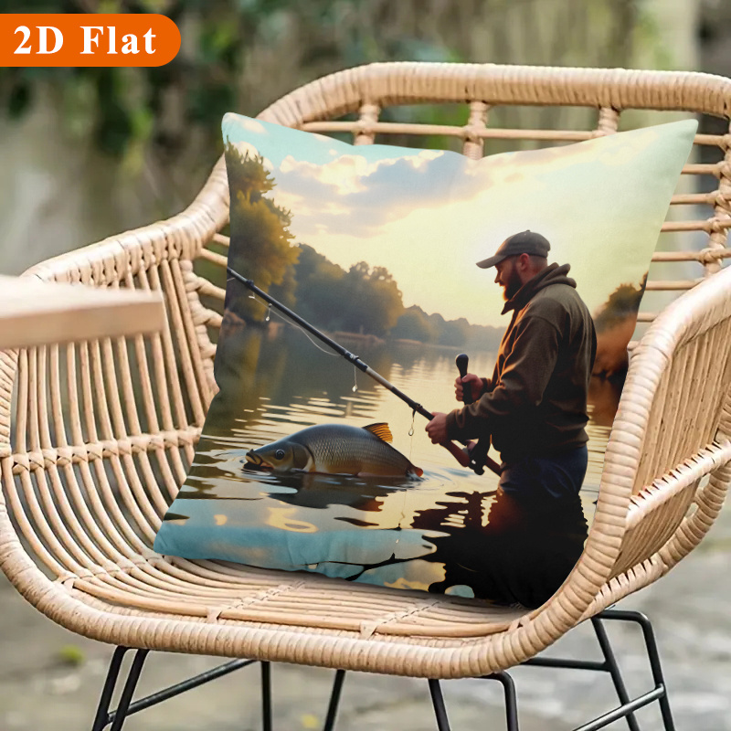 1pc 2D Flat (Pillow Not Includ - Outdoor Adventure At 评论和价格