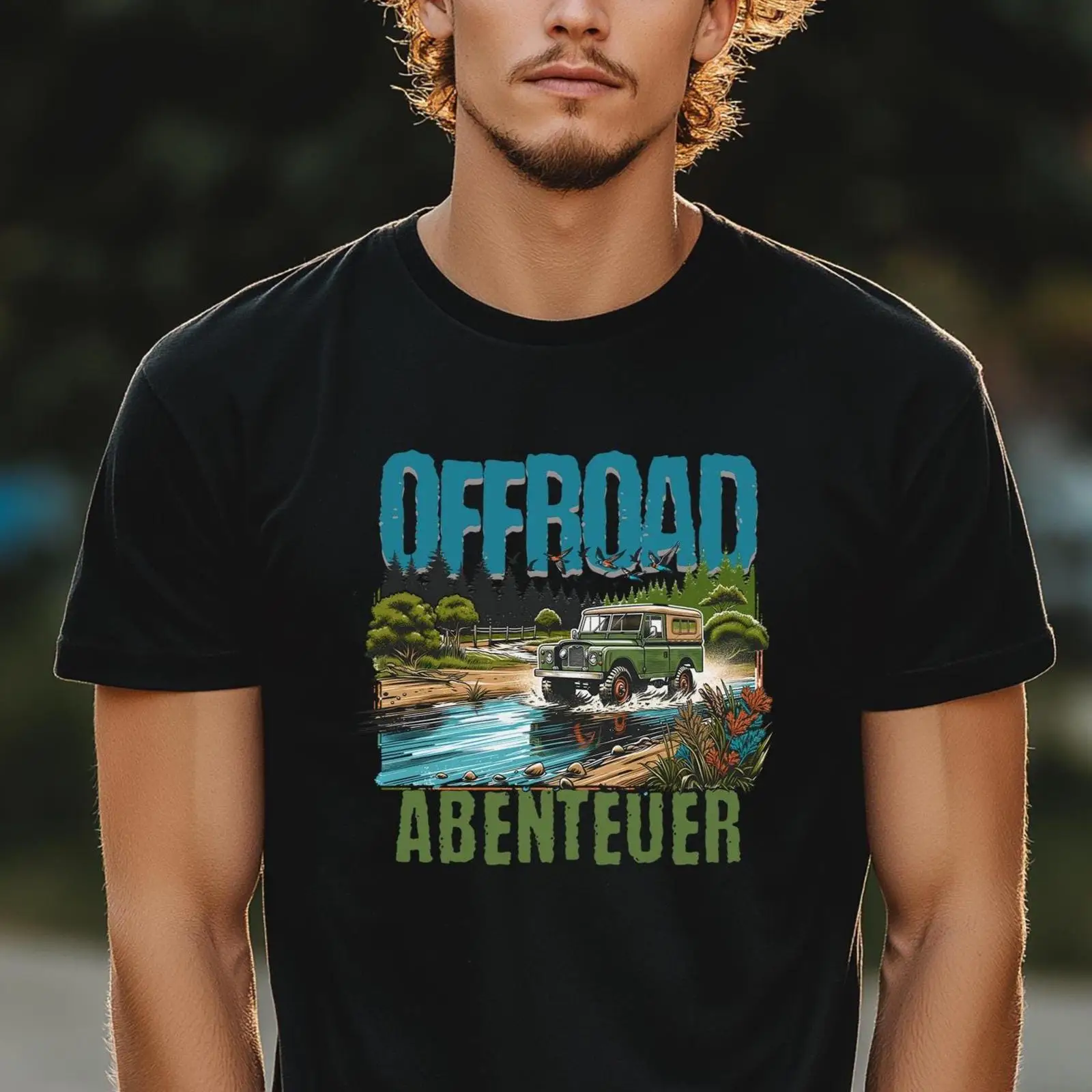 Men's Offroad Abenteuer T Shir - Outdoor Adventure Vehicles 评论和价格